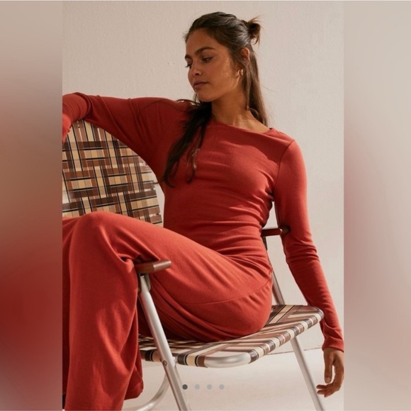 New Free People Aubre Open-Back Essential Maxi - Picture 2 of 7